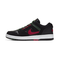 Nike SB Air Force II Low shoes (Black / Gym Red / Deep Forest)