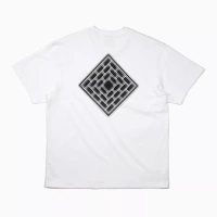 The National Skateboard Co. Halftone Logo Tee (White)