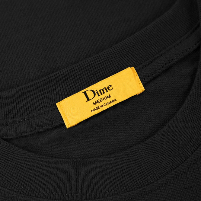 Dime Classic Small Logo T-Shirt (Black)