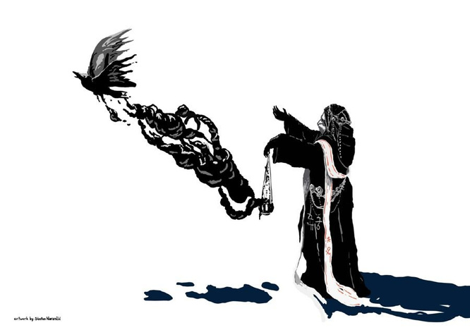 DECK POLAR SKATE CO. PAUL GRUND RITUALS 1990 SPECIAL SHAPE