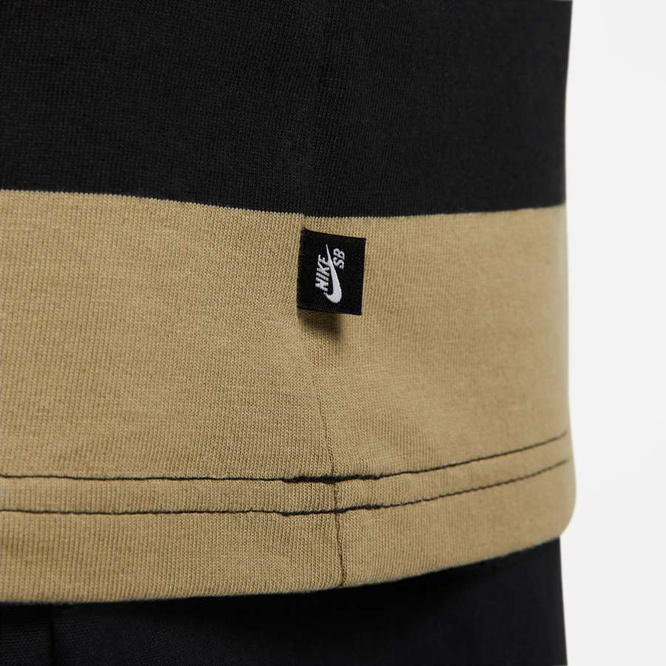 Nike SB Stripe Tee (Neutral Olive / Black / White)