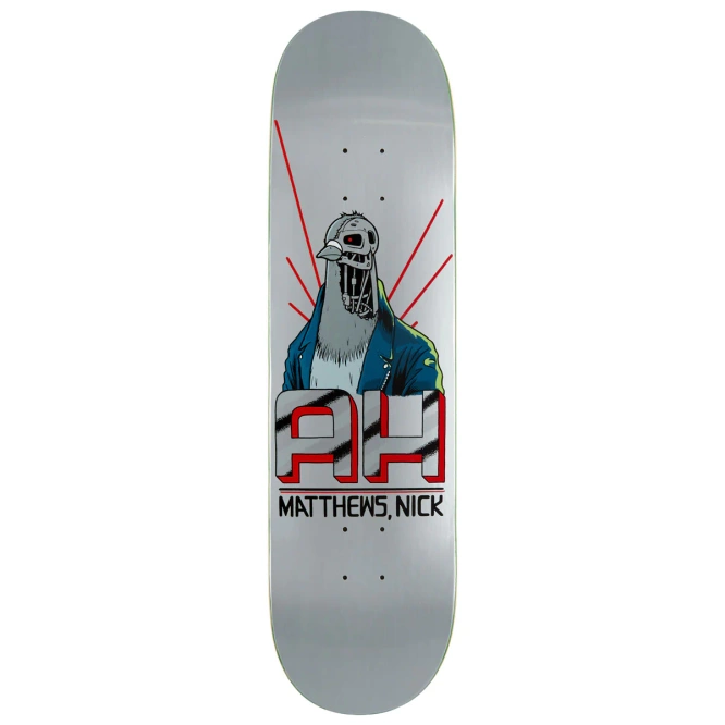 Antihero Skateboards Matthews The Pigeonator (Silver) 8.25" x 32"