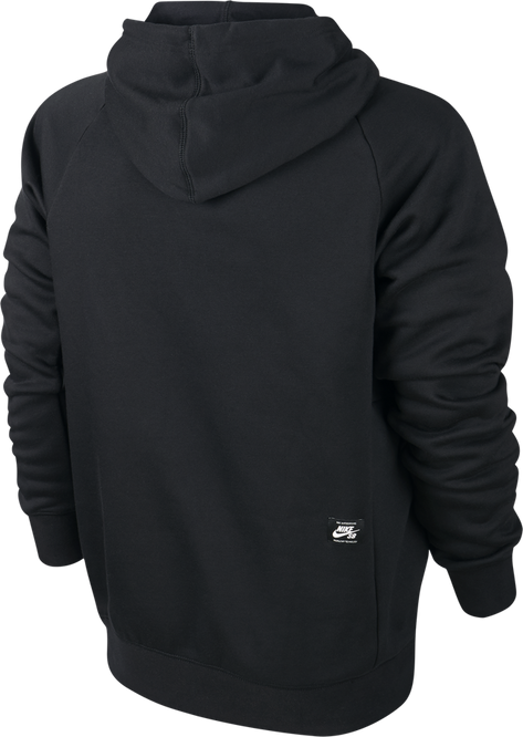 NIKE SB SB Icon Hoodie Black / White