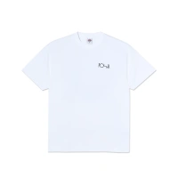 Polar Skate Co. Happy Sad Fill Logo Tee (White)