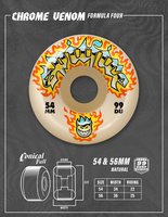 Spitfire Wheels Formula Four Chrome Venom Conical Full 99DU