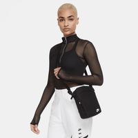 Nike Heritage Crossbody Bag (Black / Black / White)