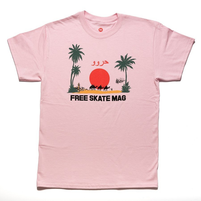 Free Skate Mag Marrakech T-Shirt (Pink)