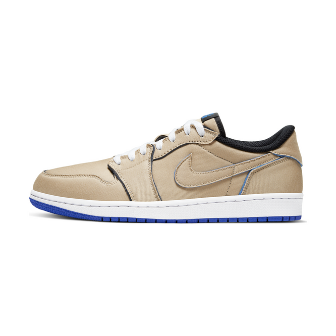 Nike SB Air Jordan 1 Low shoes (Desert Ore / Royal Blue / Dark Powder Blue)