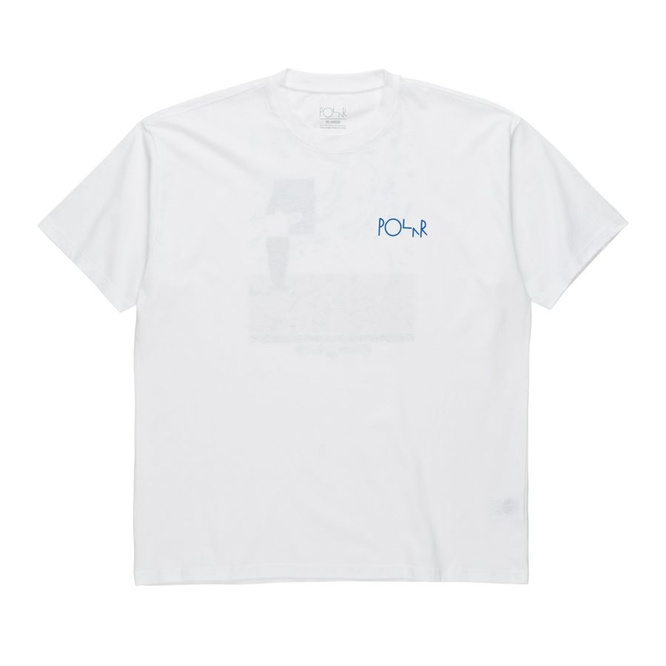 POLAR SKATE CO. T-SHIRT HANGING A PAINTING TEE (WHITE)