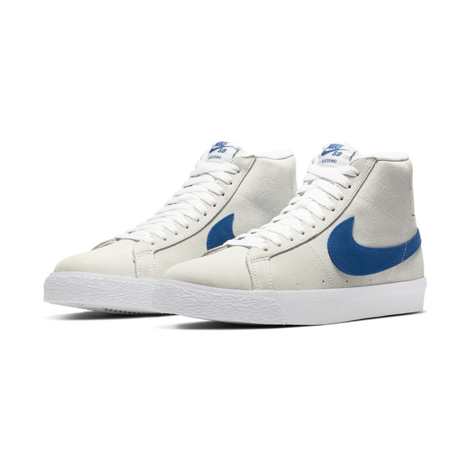 Nike SB Zoom Blazer Mid (White / Team Royal / Cerulean)