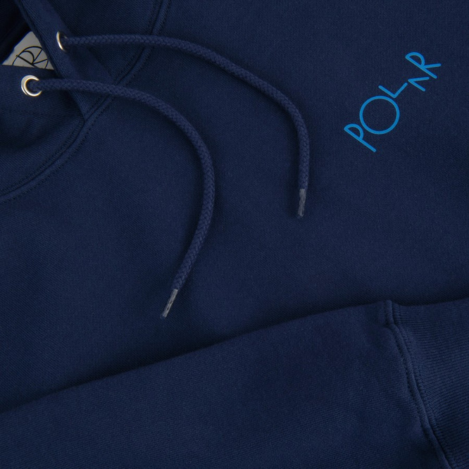 Polar Skate Co. Stroke Logo Dave Hoodie (Dark Blue)