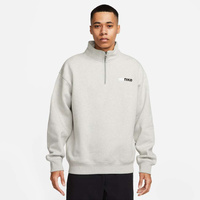 Nike SB Y2K 1/4-Zip Fleece Skate Pullover (Grey Heather)