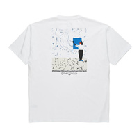 POLAR SKATE CO. T-SHIRT HANGING A PAINTING TEE (WHITE)