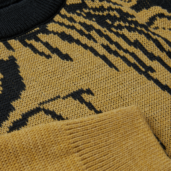 Sweter Polar Skate Co. Emile Knit Sweater (Black / Yellow)