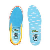 Vans x The Simpsons Slip-On Pro (Blue / Yellow / Red)