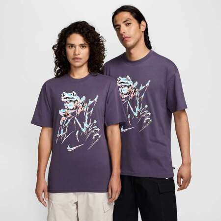 Nike SB Lazy Gawd Max90 Skate Tee (Dark Raisin)