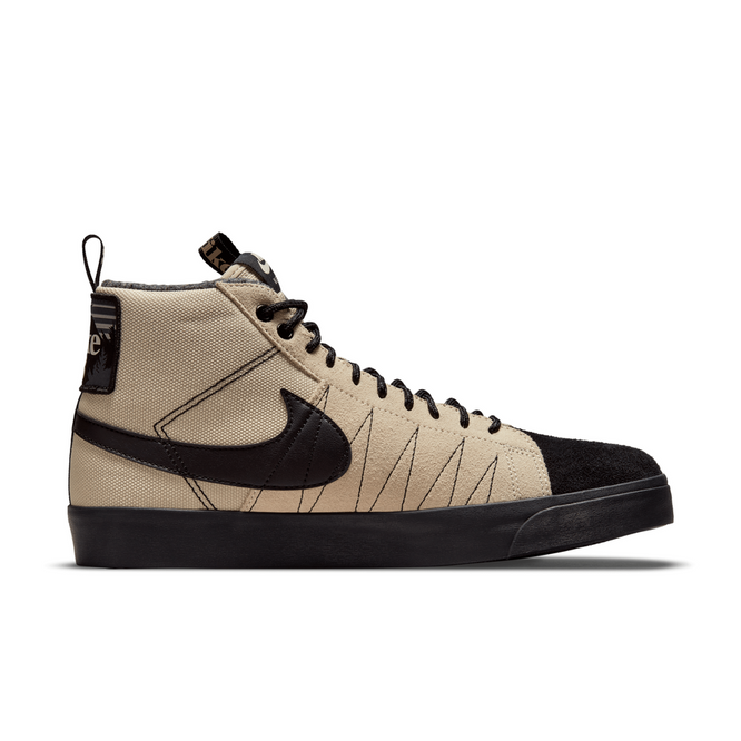 Nike SB Zoom Blazer Mid Premium (Rattan / Black / Safety Orange)