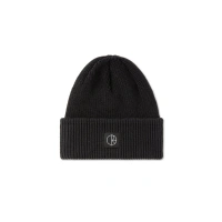 Polar Skate Co. Double Fold Merino Beanie (Black)