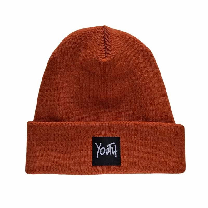 CZAPKA ZIMOWA YOUTH SKATEBOARDS OG LOGO PLAIN BEANIE (ORANGE)