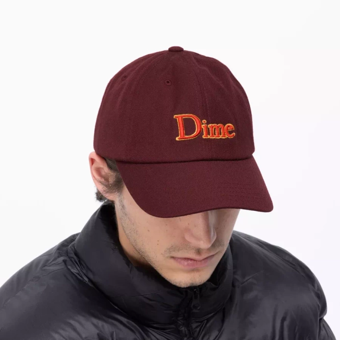 Dime Classic Low Pro Cap (Burgundy)