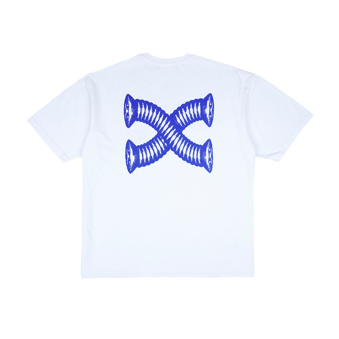 Gray Area Quad Bolt Tee (White)