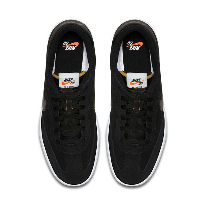 Nike SB FC Classic (Black / Black / White / Vivid Orange)