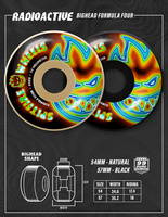 Spitfire Wheels Formula Four Radioactive Bighead 99DU 54 mm