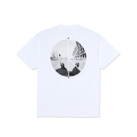 Polar Skate Co. Happy Sad Fill Logo Tee (White)