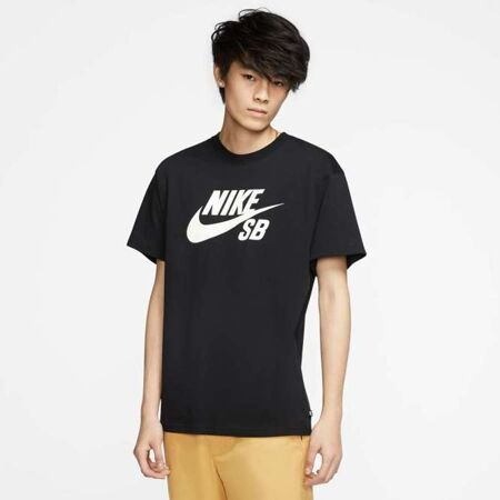 Nike SB Logo Skate Tee (Black/White)