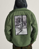 Vans Skate Military Overshirt by Atiba Jefferson (Pine Forest Green)