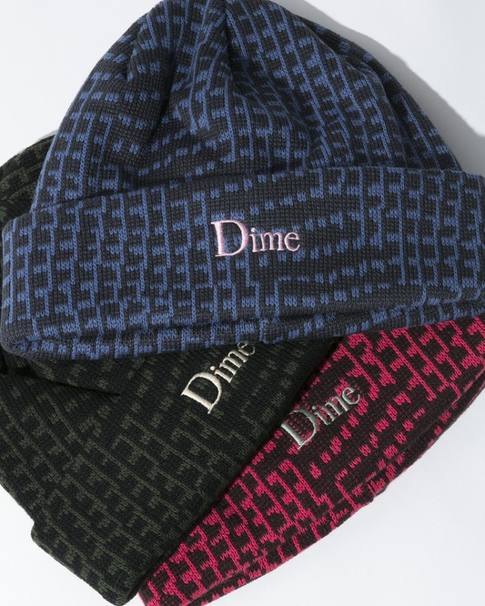 Dime Classic Logo Warp Beanie (Serenity Blue)