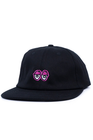 Krooked Eyes Strapback (Black / Pink)