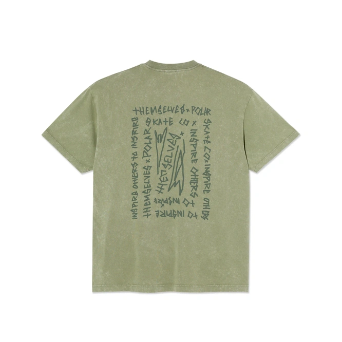 Polar Skate Co. IOTIT Acid Tee (Army Green)
