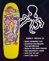 Krooked Skateboarding Skateshop Day 2024 Color My Friends (Hand Numbered) board 9.81" x 32.06"