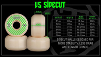 Bones Wheels STF 99A Patterns V5 Sidecut 52 mm wheels