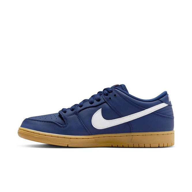 Nike SB Dunk Low Pro ISO (Navy / White / Navy / Gum Light Brown)