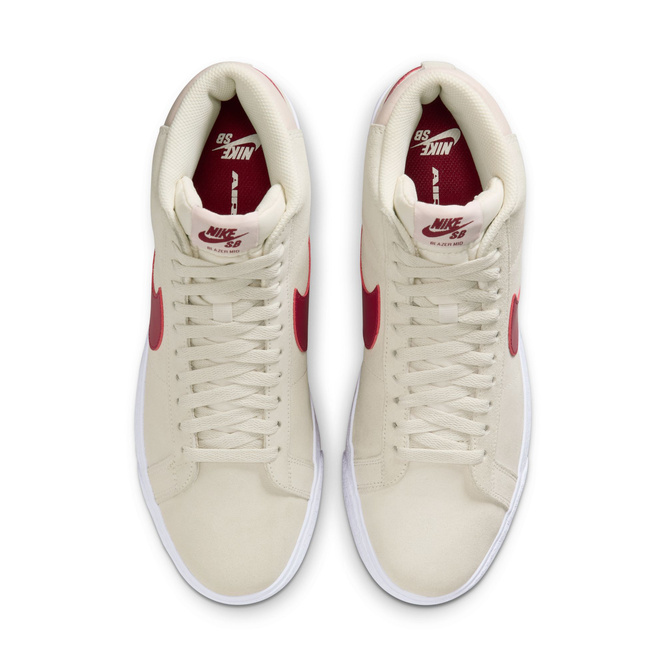 Nike SB Zoom Blazer Mid (Pale Ivory / Noble Red / Silt Red / White)