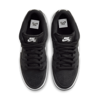 Nike SB Dunk Low Pro ISO (Black / White / Gum Light Brown)