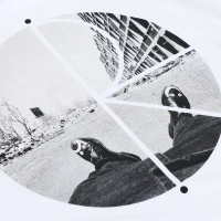 Polar Skate Co. Happy Sad Fill Logo Tee (White)