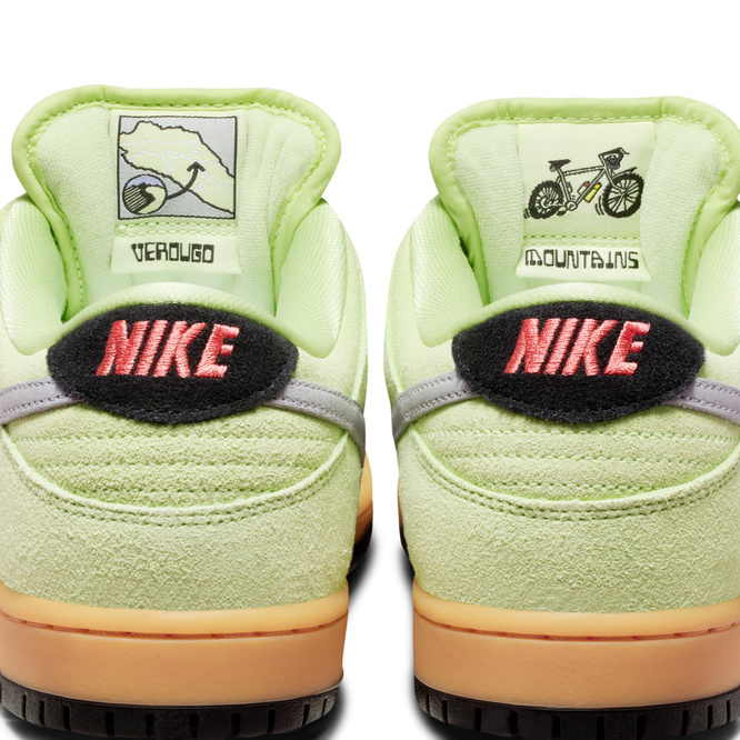 Nike SB Dunk Low "Verdugo Mountain" (Light Liquid Lime / Wolf Grey / Black)