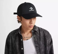 CONS Logo Lock-Up Baseball Hat (Black)
