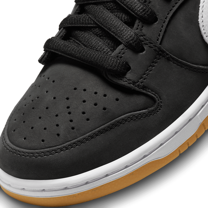 Nike SB Dunk Low Pro ISO (Black / White / Gum Light Brown)