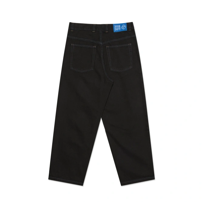 Polar Skate Co. Big Boy Pants (Black / Blue Stitching)
