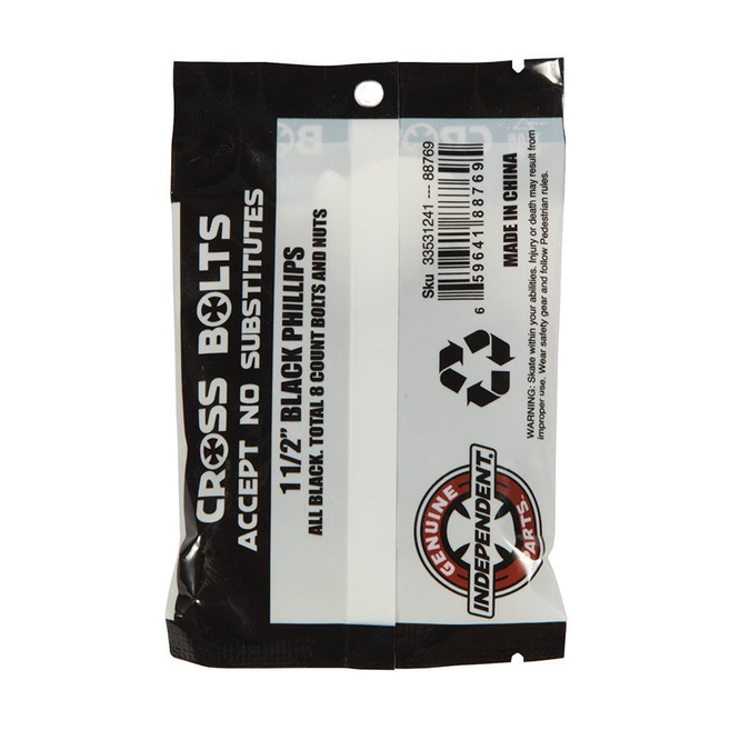 Montażówki Independent Krzyżak (Black) 1,5"