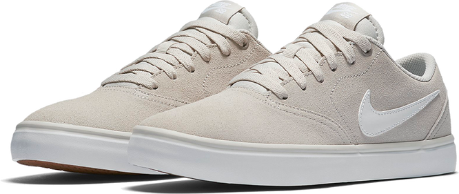 Buty NIKE SB Check Solarsoft Light Bone / White