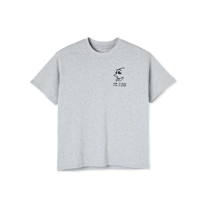 Polar Skate Co. T-Shirt Cash Is Queen Tee (Sports Grey)