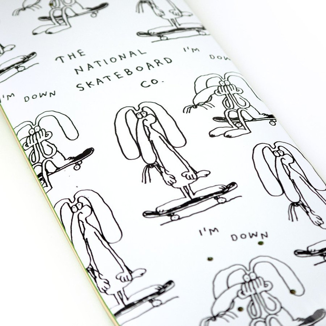 Deska The National Skateboard Co. I'm Down (White) (High Concave) 8,375"