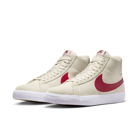 Nike SB Zoom Blazer Mid (Pale Ivory / Noble Red / Silt Red / White)