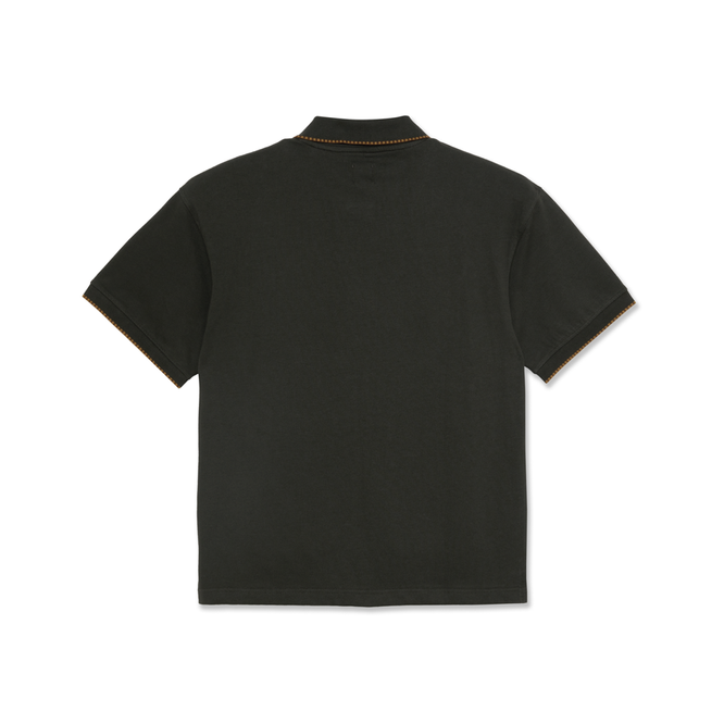 Polar Skate Co. Checkered Surf Polo Shirt (Dirty Black)