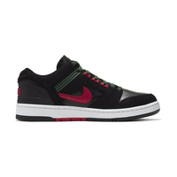 Nike SB Air Force II Low shoes (Black / Gym Red / Deep Forest)